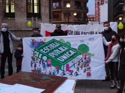 CGT Salamanca en defensa de la Escuela Pública